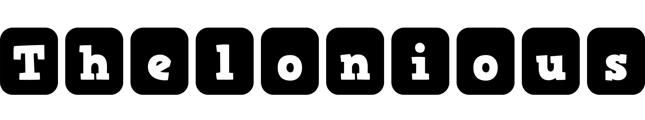 Thelonious box logo