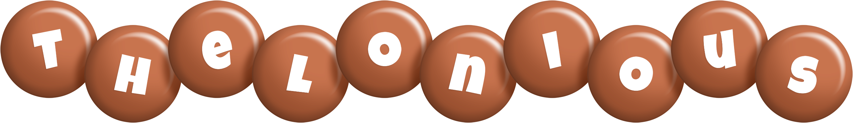 Thelonious candy-brown logo