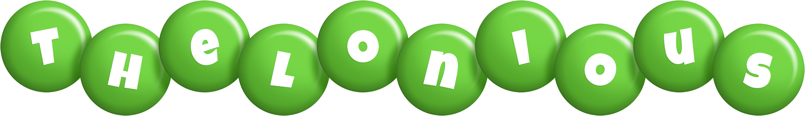 Thelonious candy-green logo
