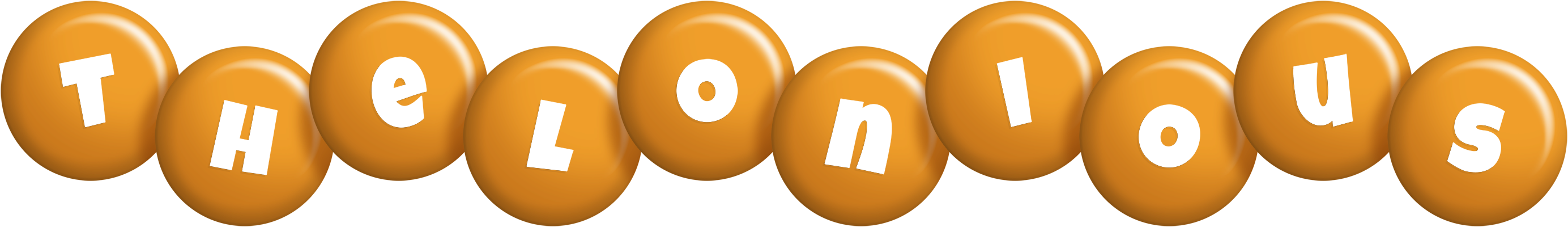 Thelonious candy-orange logo