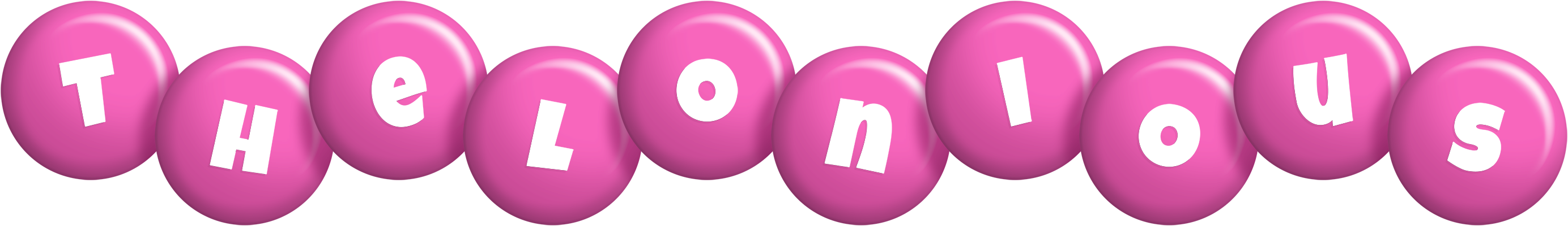 Thelonious candy-pink logo