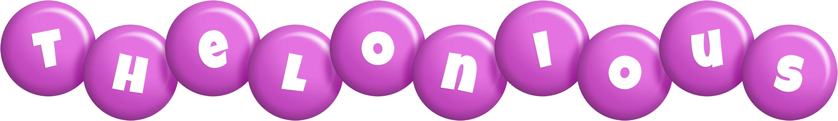 Thelonious candy-purple logo