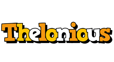 Thelonious cartoon logo