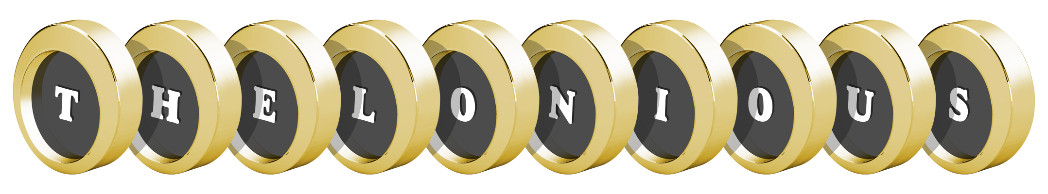 Thelonious gold logo