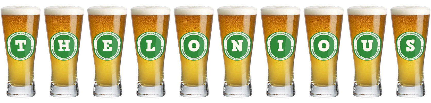 Thelonious lager logo