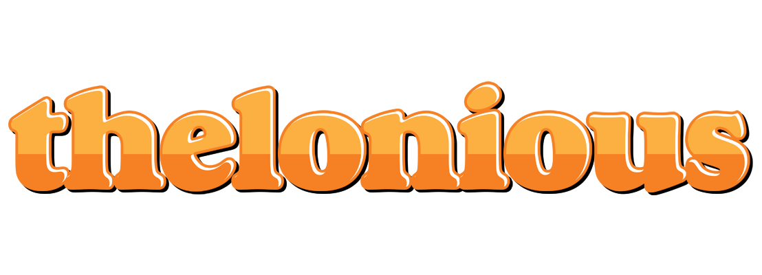 Thelonious orange logo