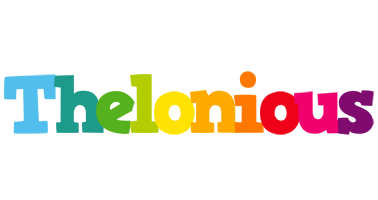 Thelonious rainbows logo