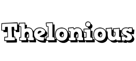 Thelonious snowing logo