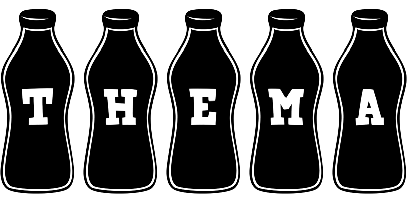 Thema bottle logo
