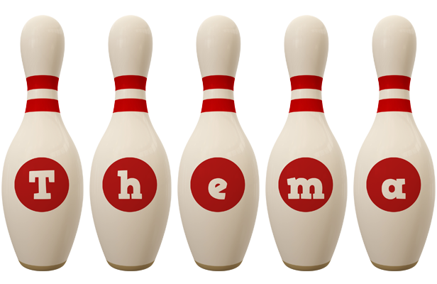 Thema bowling-pin logo