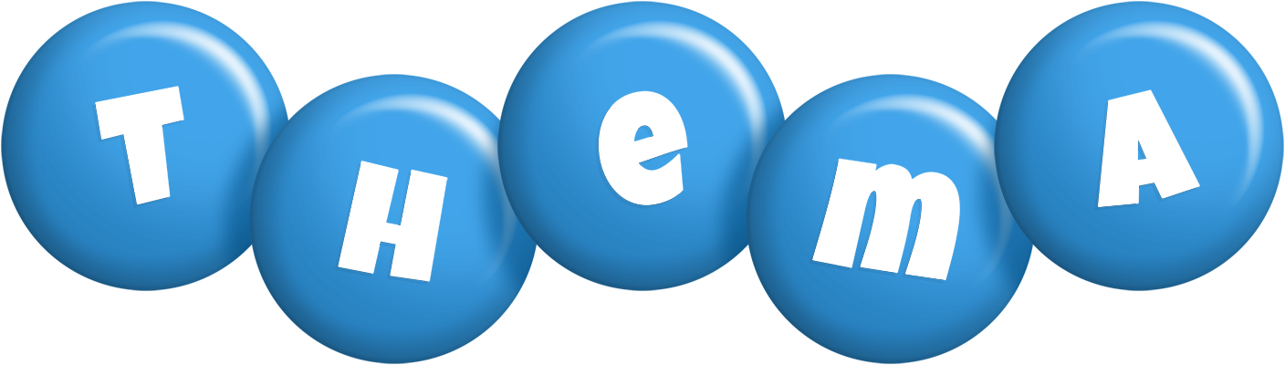 Thema candy-blue logo