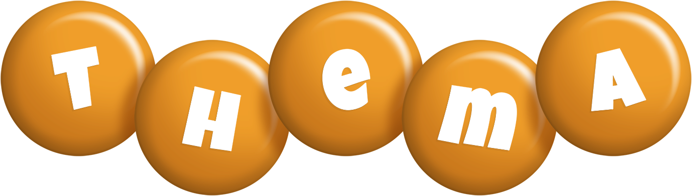 Thema candy-orange logo