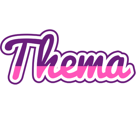 Thema cheerful logo