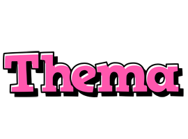 Thema girlish logo