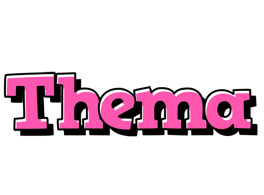 Thema girlish logo