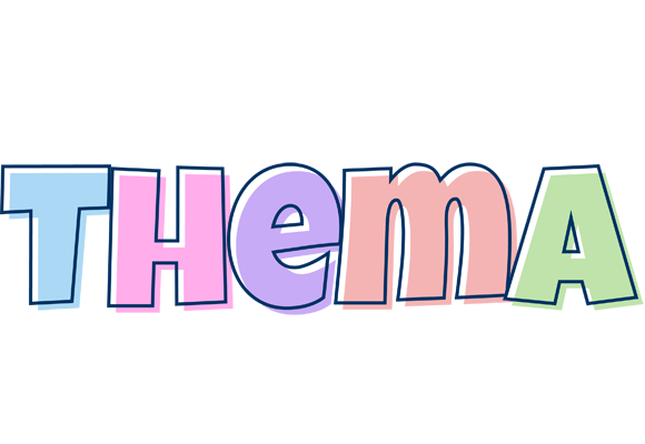 Thema pastel logo