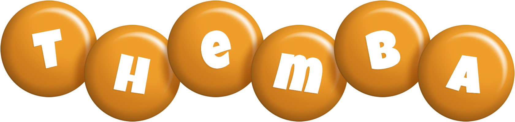 Themba candy-orange logo
