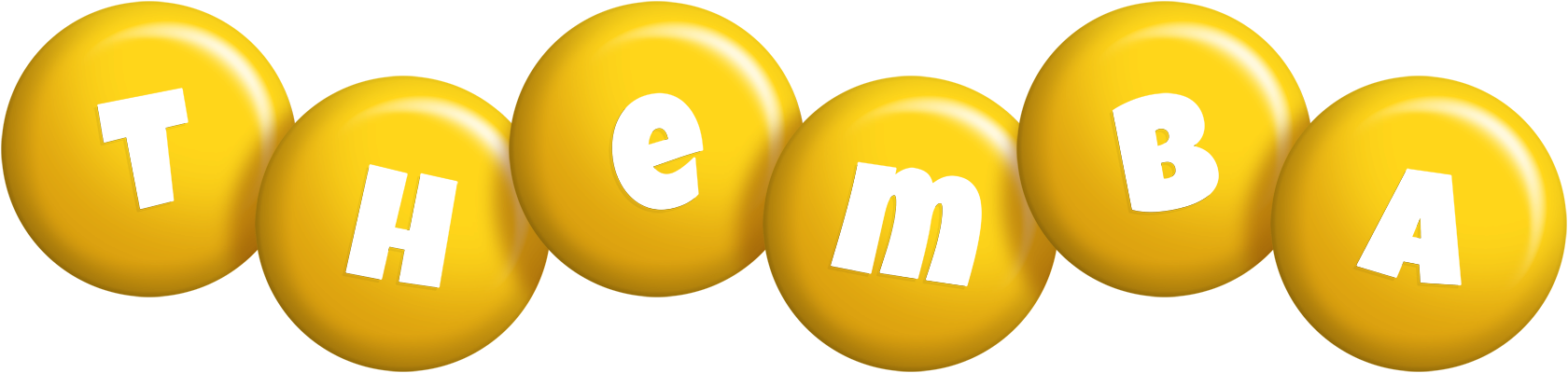 Themba candy-yellow logo