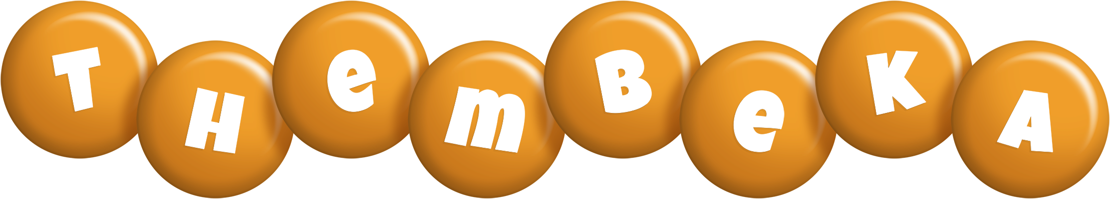 Thembeka candy-orange logo
