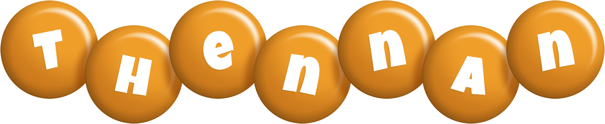 Thennan candy-orange logo