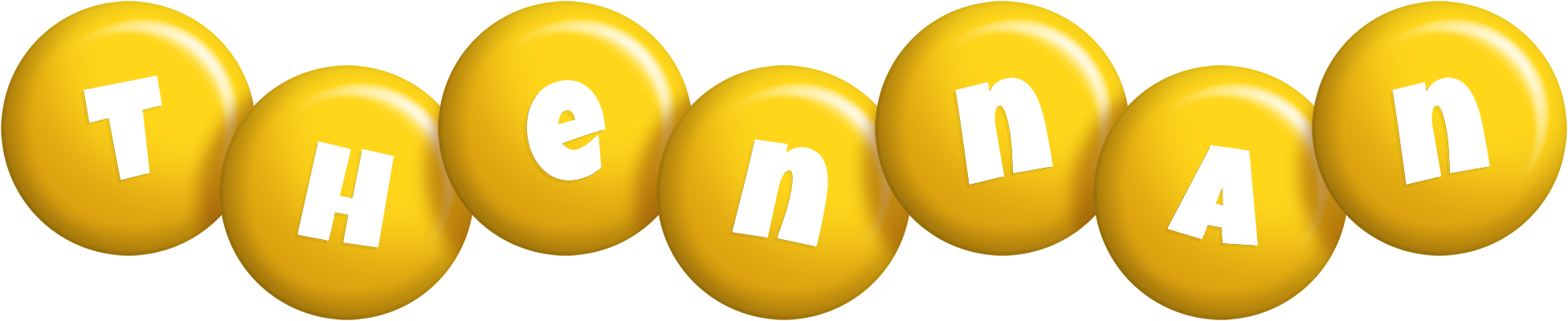 Thennan candy-yellow logo