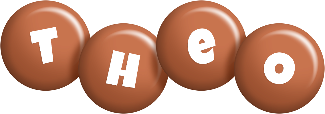 Theo candy-brown logo