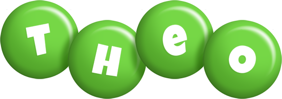 Theo candy-green logo