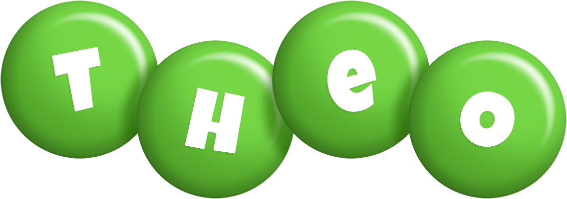 Theo candy-green logo