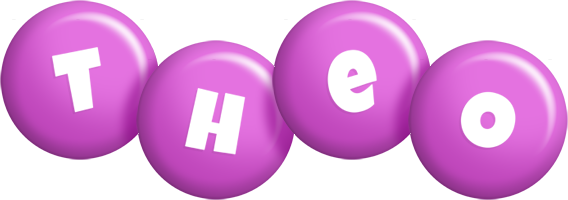 Theo candy-purple logo