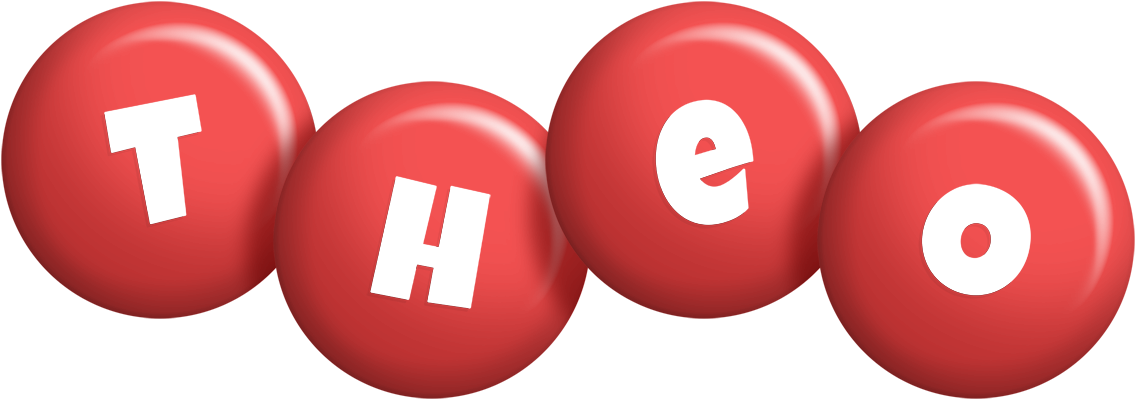 Theo candy-red logo