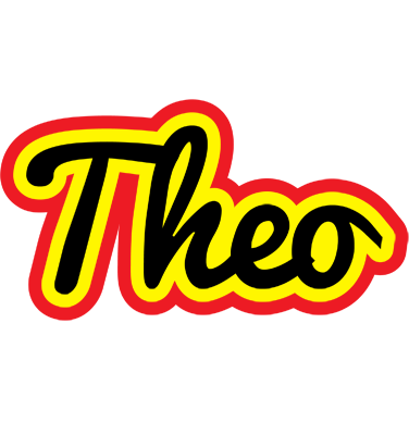 Theo flaming logo