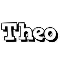 Theo snowing logo