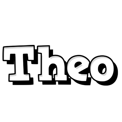 Theo snowing logo