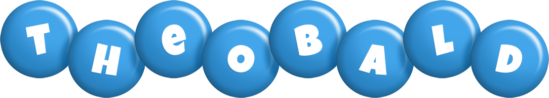 Theobald candy-blue logo