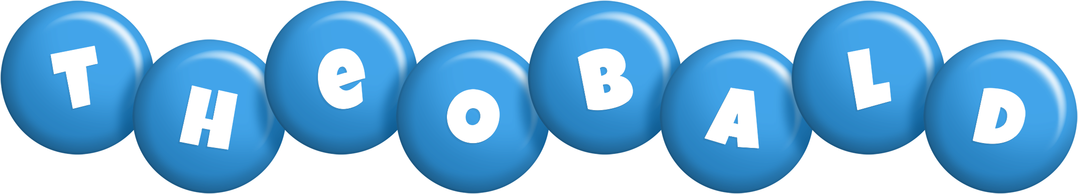 Theobald candy-blue logo