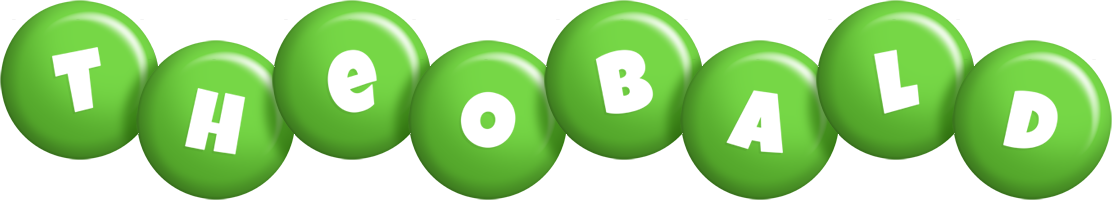 Theobald candy-green logo