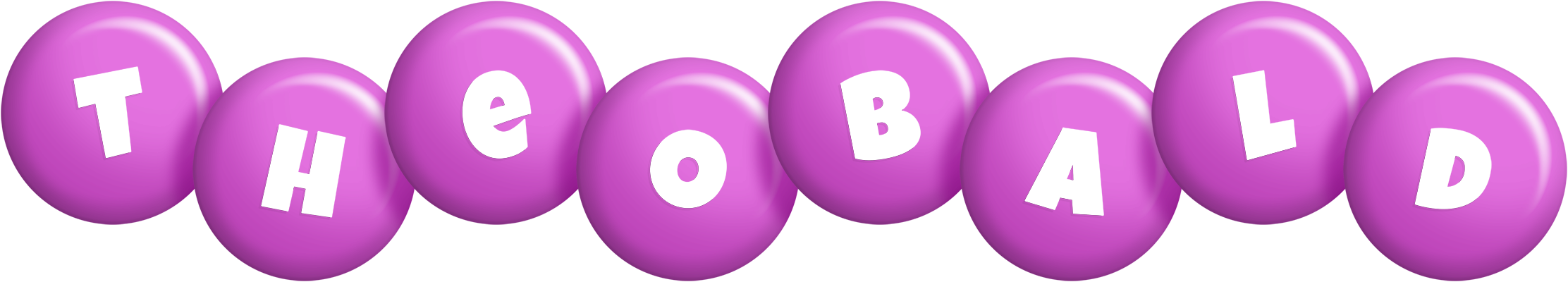 Theobald candy-purple logo
