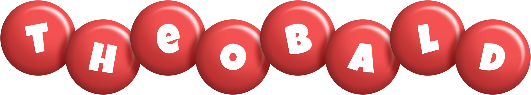 Theobald candy-red logo