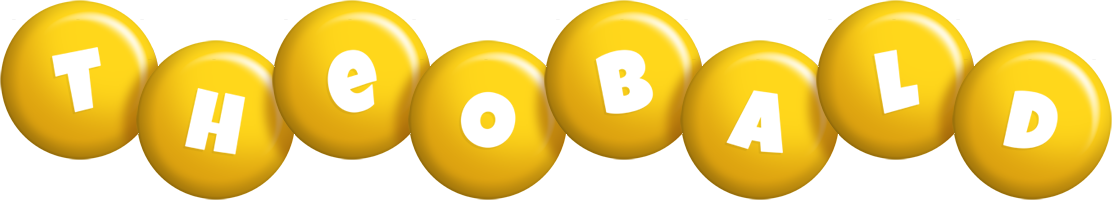 Theobald candy-yellow logo