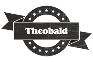 Theobald grunge logo