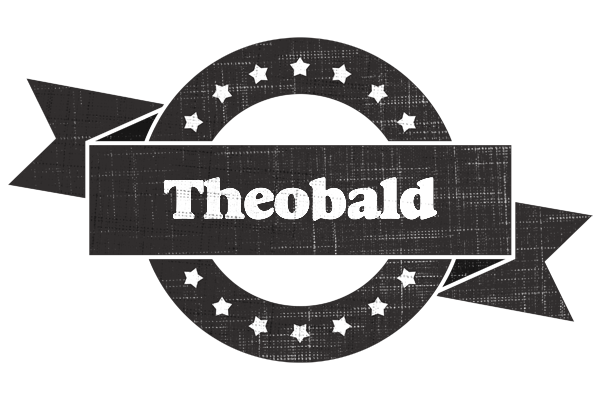 Theobald grunge logo