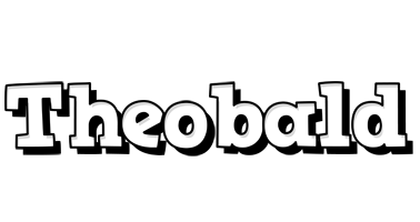 Theobald snowing logo