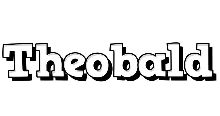 Theobald snowing logo