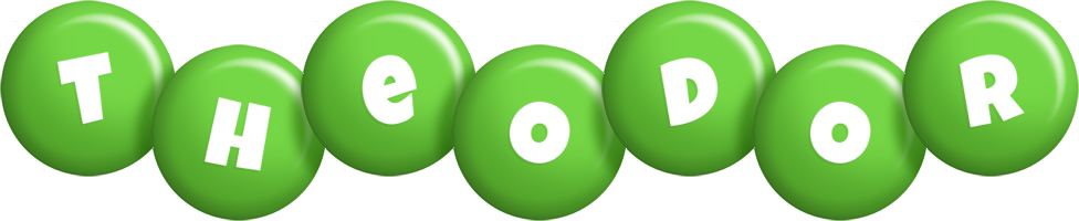 Theodor candy-green logo