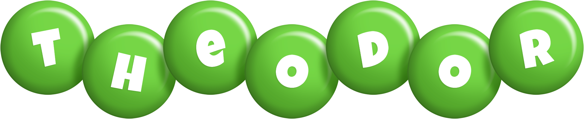 Theodor candy-green logo
