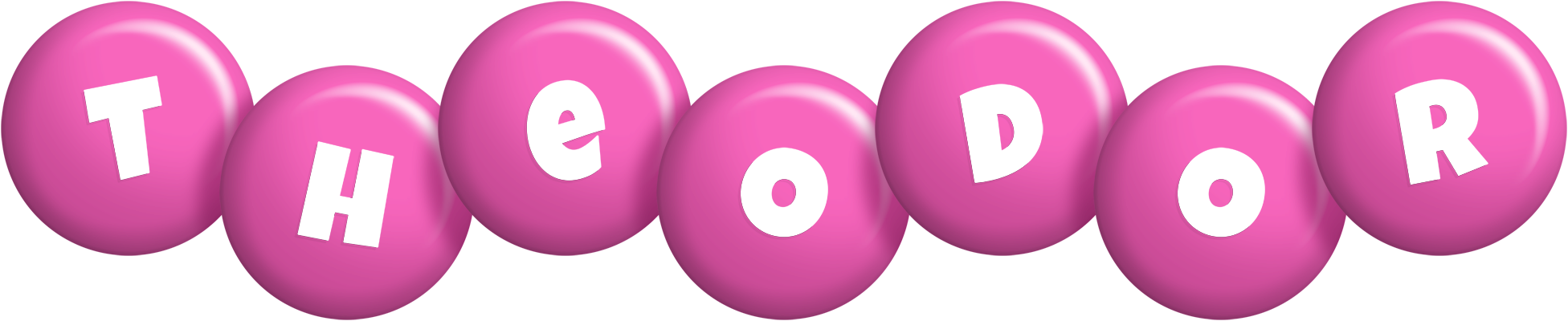 Theodor candy-pink logo