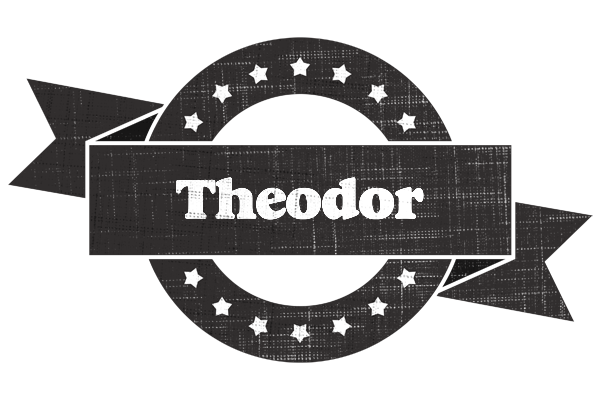Theodor grunge logo