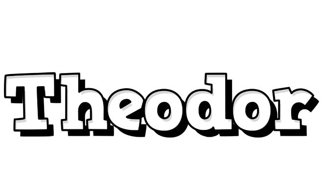 Theodor snowing logo