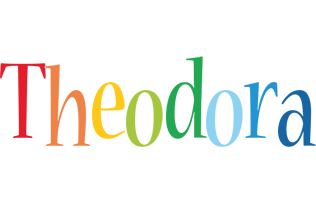 Theodora birthday logo