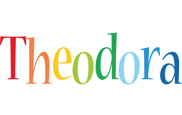 Theodora birthday logo